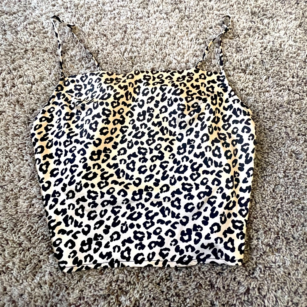 Cheetah print size small tank top from Forever 21